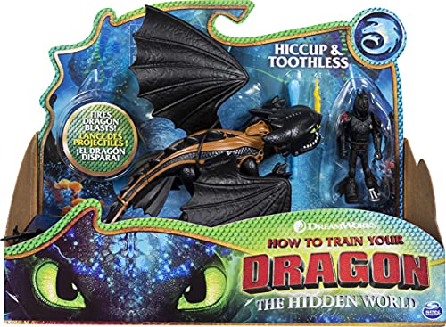 Dragons Movie Line - Dragon & Vikings - Ohnezahn und Hicks (Solid), Actionfiguren Drache & Wikinger, Drachenzähmen leicht gemacht 3, Die geheime Welt von Dreamworks Dragons