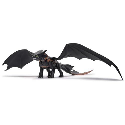 DreamWorks How to Train Your Dragon, Plasma Blast Ohnezahn, 51cm Lange Drachenfigur mit Licht- und Soundeffekten, Spielzeug für Kinder ab 4 Jahren DreamWorks How to Train Your Dragon, Plasma Blast Ohnezahn, 51cm Lange Drachenfigur mit Licht- und Soundeffekten, Spielzeug für Kinder ab 4 Jahren von Dreamworks Dragons