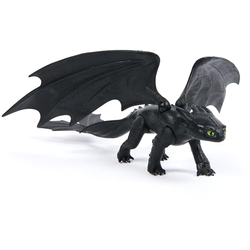 Dreamworks Dragons, Wie man Ihren Drachen trainiert, Chimuelo Action-Figur, 30,5 cm, Spielzeug für Kinder ab 4 Jahren. von Dreamworks Dragons