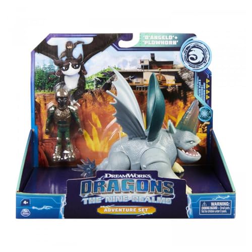 Dreamworks Dragons „Die 9 Welten“ - Adventure Set mit Drache und Reiter Figur, Tom und Thunder, für Kinder ab 4 Jahren Dreamworks Dragons „Die 9 Welten“ - Adventure Set mit Drache und Reiter Figur, Tom und Thunder, für Kinder ab 4 Jahren von Dreamworks Dragons