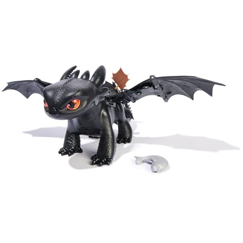 Dreamworks How to Train your Dragon, Interaktive Drachenfigur Ohnezahn mit Licht- und Soundeffekten und Trainings- und Spielfunktionen, Spielzeug für Kinder ab 4 Jahren von Dreamworks Dragons