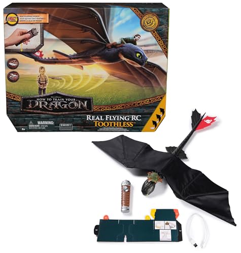 Dreamworks How to Train your Dragon, Remote Control, Fliegender Drache Ohnezahn mit Fernbedienung, Spielzeug für Kinder ab 4 Jahren Dreamworks How to Train your Dragon, Remote Control, Fliegender Drache Ohnezahn mit Fernbedienung, Spielzeug für Kinder ab 4 Jahren von Dreamworks Dragons