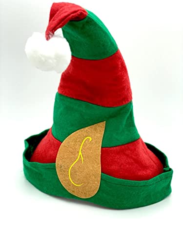 Dreamzfit - Elfenmütze mit Ohren und Elfen für Erwachsene – für Männer und Frauen – für Weihnachten (Elfenhut mit Ohren) von Dreamzfit