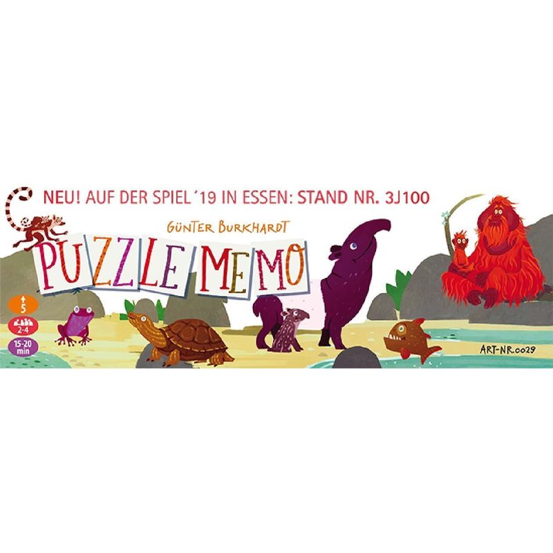 Puzzle-Memo (Kinderspiel) von Drei Hasen in der Abendsonne