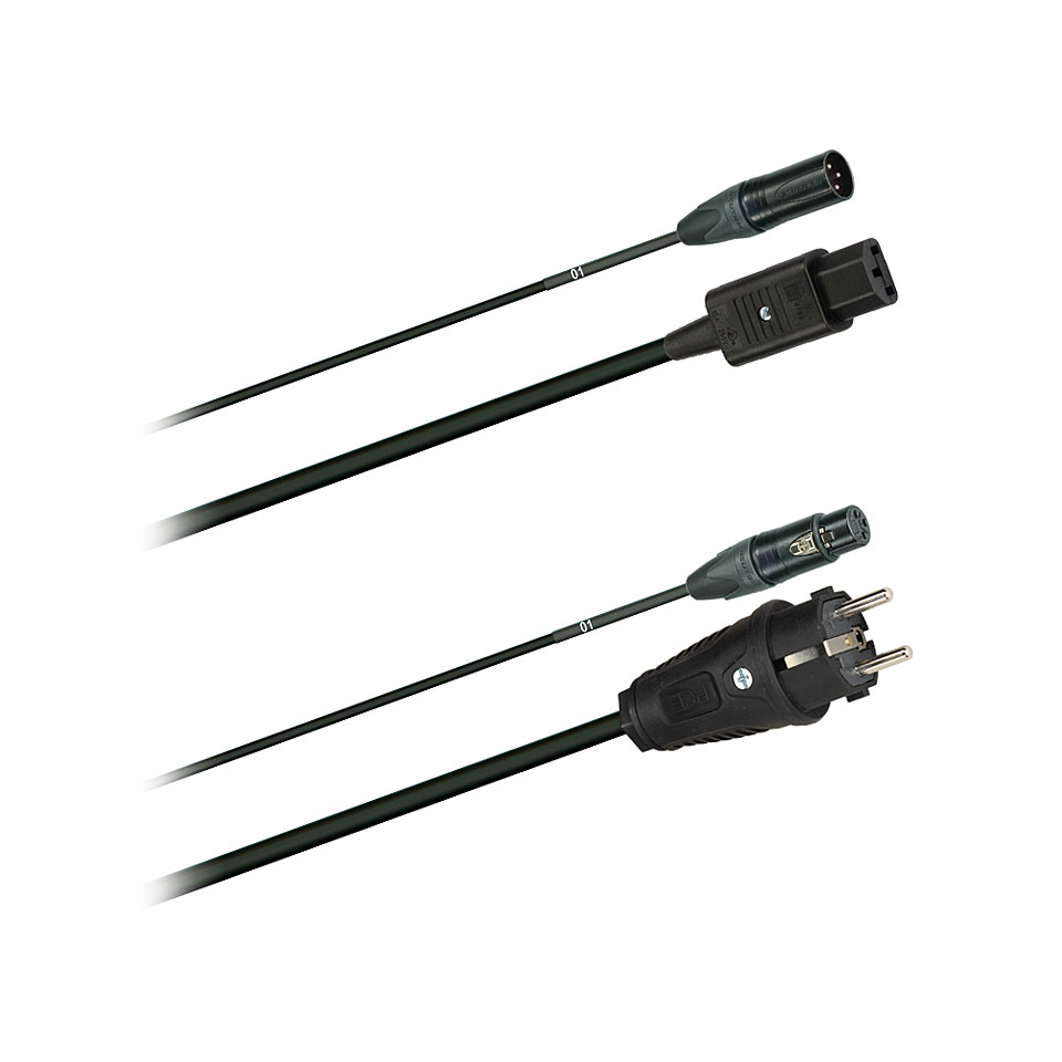 DreiTec Schuko IEC Power & Audio 5 m Hybridkabel DreiTec Schuko IEC Power & Audio 5 m Hybridkabel von DreiTec