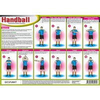 Handball - Schiedsrichterzeichen, Info-Tafel von Dreipunkt Verlag