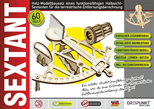 Dreipunkt Verlag Bausatz Sextant: Detaillierter Holz-Modellbausatz eines funktionsfähigen Sextanten Dreipunkt Verlag Bausatz Sextant: Detaillierter Holz-Modellbausatz eines funktionsfähigen Sextanten von Dreipunkt Verlag