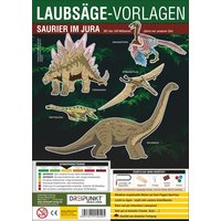 Laubsägevorlage Saurier im Jura von Dreipunkt Verlag