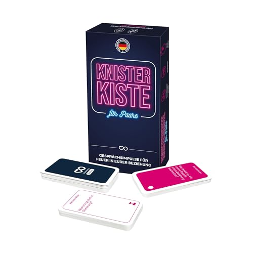 ATM Gaming KNISTERKISTE - für Paare | Spiel für Paare zu zweit | Geschenk für Frauen & Männer | Ideal zum Valentinstag, Jahrestag oder zu Weihnachten | 180 Fragen, Aktionen & Lose ATM Gaming KNISTERKISTE - für Paare | Spiel für Paare zu zweit | Geschenk für Frauen & Männer | Ideal zum Valentinstag, Jahrestag oder zu Weihnachten | 180 Fragen, Aktionen & Lose von ATM Gaming