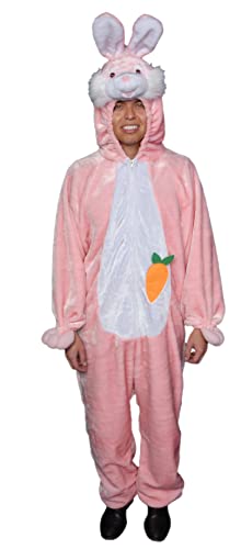 Dress Up America 320-adult-P Plüsch Osterhase Maskottchen Kostüm, unisex-adult, Rosa, Erwachsene Eine Größe Dress Up America 320-adult-P Plüsch Osterhase Maskottchen Kostüm, unisex-adult, Rosa, Erwachsene Eine Größe von Dress Up America