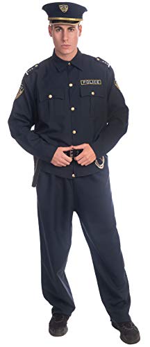 Dress Up America 330-L - Erwachsenen-Polizei-Kostüm Set, Größe L, blau Dress Up America 330-L - Erwachsenen-Polizei-Kostüm Set, Größe L, blau von Dress Up America