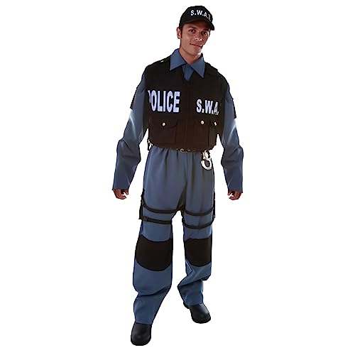 Dress Up America Swat Polizei Offizier Erwachsene Halloween Kostüm von Dress Up America