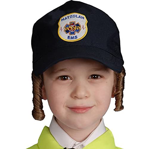 Dress Up America 457-K Mütze Kinderkostüm (Einheitsgröße) Kinder Hatzolah Hut-Kostüm Zubehör, 1 von Dress Up America