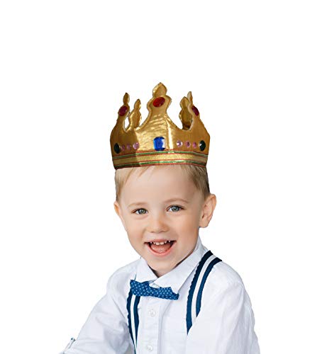 Dress Up America 463.0 KönigKrone Kinder Exquisite King Krone, Einheitsgröße von Dress Up America