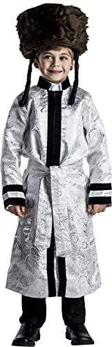 Dress Up America 468-M Kinder Silberne Bekitcha, Silber, Größe 8-10 Jahre (Taille: 76-82 Höhe: 114-127 cm) von Dress Up America
