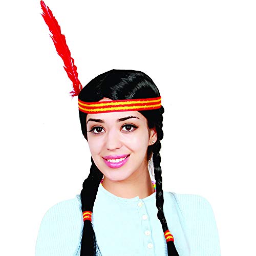Dress Up America 479.0 Indische Mädchen Kinder Indianer Perücke, Einheitsgröße Dress Up America 479.0 Indische Mädchen Kinder Indianer Perücke, Einheitsgröße von Dress Up America