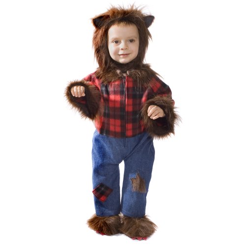 Dress Up America 489-T2 Haarkostüm Süßes Baby-Wolfmen, Mehrfarbig, Größe 1-2 Jahre (Taille: 61-66, Höhe: 84-91 cm) von Dress Up America