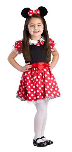 Dress Up America 779-L 1 Charmantes Fräulein-Maus-Kostüm für Kinder, Mehrfarbig, Größe 12-14 Jahre (Taille: 86-96 Höhe: 127-145 cm) von Dress Up America
