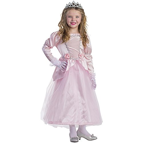 Dress Up America 798-M Fashion Girl Adorable Prinzessin Kostüm, Pink, Größe 8-10 Jahre (Taille: 76-82 Höhe: 114-127 cm) von Dress Up America