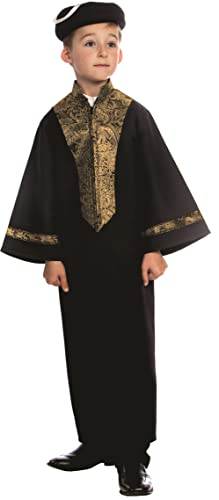 Dress Up America 843-M Sephardisches Chacham-Rabbiner, Mehrfarbig, Größe 8-10 Jahre (Taille: 76-82 Höhe: 114-127 cm) von Dress Up America