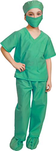 Dress Up America Arztkittel für Kinder – Grünes Arzt- und Krankenschwesterkostüm für Kinder – Rollenspielkostüm für Kinder Dress Up America Arztkittel für Kinder – Grünes Arzt- und Krankenschwesterkostüm für Kinder – Rollenspielkostüm für Kinder von Dress Up America