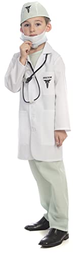 Dress Up America Arztkostüm für Kinder – Dr. Scrubs und Set für Mädchen und Jungen – Tolles Geschenk für Rollenspiele und Spaß Dress Up America Arztkostüm für Kinder – Dr. Scrubs und Set für Mädchen und Jungen – Tolles Geschenk für Rollenspiele und Spaß von Dress Up America