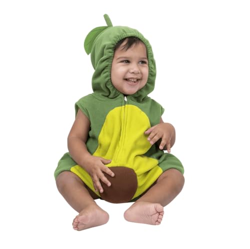 Dress Up America Avocado-Kostüm für Babys – Babykostüme für Halloween – Avocado-Frucht-Strampler für Kleinkinder Dress Up America Avocado-Kostüm für Babys – Babykostüme für Halloween – Avocado-Frucht-Strampler für Kleinkinder von Dress Up America