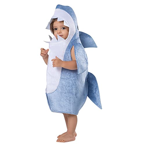 Dress Up America Baby Hai Kostüm – Blaues Hai-Kostüm für Kinder – Tolles Halloween-Kostüm für Kinder von Dress Up America