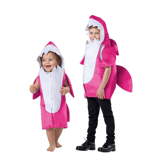 Dress Up America Baby Shark – Rosa Hai-Kostüm Für Kinder – Tolles Halloween-Kostüm Für Kinder von Dress Up America