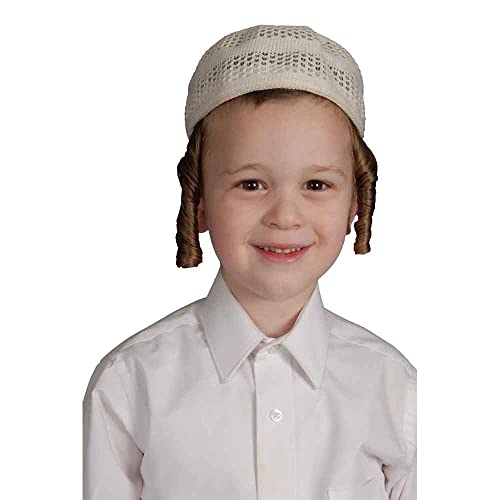 Dress Up America Bucharian Kippah – Jüdische gestrickte Yarmulke – Einfarbige weiße Kippa für Kinder Dress Up America Bucharian Kippah – Jüdische gestrickte Yarmulke – Einfarbige weiße Kippa für Kinder von Dress Up America