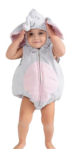 Dress Up America Elefantenbabykostüm – Zirkuselefantenkostüm-Strampelanzug für Babys Dress Up America Elefantenbabykostüm – Zirkuselefantenkostüm-Strampelanzug für Babys von Dress Up America