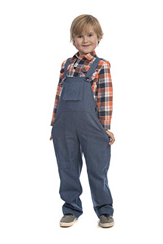 Dress Up America Farmer-Kostüm für Kinder – Farmers Overall und Shirt für Jungen und Mädchen von Dress Up America