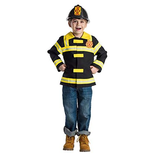 Dress Up America Feuerwehr Kostüm Kinder – Rollenspiel- Und Anziehsets Für Kinder – Kostümanziehsachen Für Kleinkinder von Dress Up America