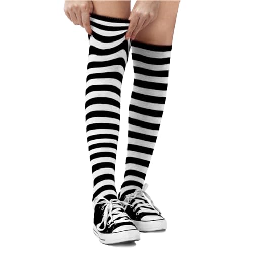 Dress Up America Gestreifte Baumwollsocken für Kinder – Gestreifte Kniestrümpfe für Mädchen und Jungen | Teenager – Stilvoll und Bequem Dress Up America Gestreifte Baumwollsocken für Kinder – Gestreifte Kniestrümpfe für Mädchen und Jungen | Teenager – Stilvoll und Bequem von Dress Up America