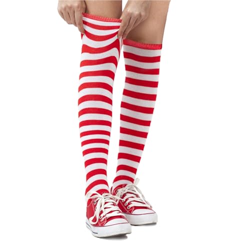 Dress Up America Gestreifte Baumwollsocken für Kinder – Gestreifte Kniestrümpfe für Mädchen und Jungen | Teenager – Stilvoll und Bequem von Dress Up America