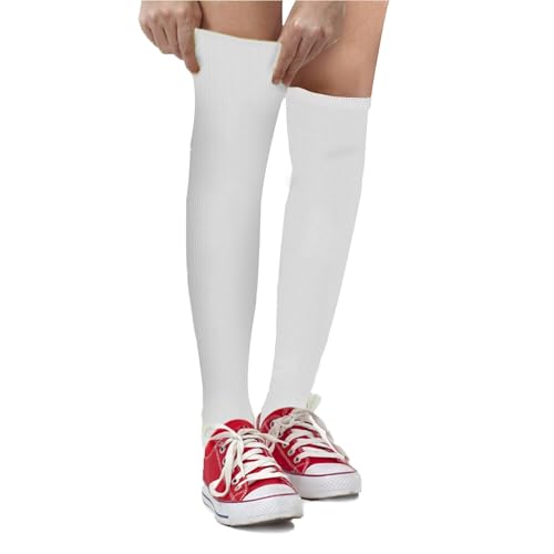 Dress Up America Gestreifte Baumwollsocken für Kinder – Gestreifte Kniestrümpfe für Mädchen und Jungen | Teenager – Stilvoll und Bequem von Dress Up America