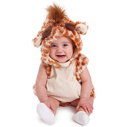 Dress Up America 859-12-24 Giraffe Baby Säugling Halloween Kostüm, warmweiß, 12-24 Monate (Gewicht 22-29 Lb, Höhe 29-34 Zoll) von Dress Up America