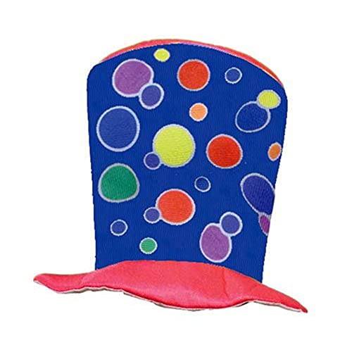 Dress Up America Großer blauer Clown-Zylinder, mehrfarbig für Kinder und Erwachsene Dress Up America Großer blauer Clown-Zylinder, mehrfarbig für Kinder und Erwachsene von Dress Up America