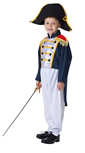 Dress Up America Historisches koloniales General kostümset für Kinder von Dress Up America