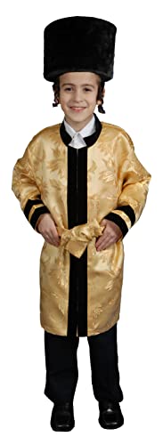 Dress Up America 382-S Großrabbinerrobe Kostüm-Größe Klein (4-6 Jahre) Kinder Jüdische, Grau, (Taille: 71-76 Höhe: 99-114 cm) von Dress Up America