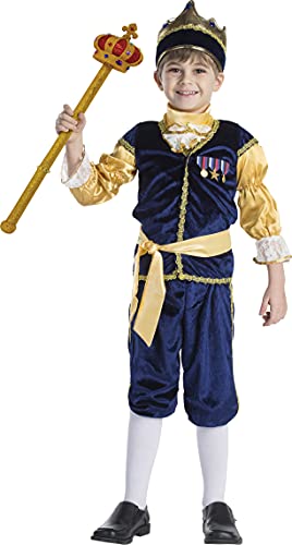 Dress Up America 755-T4 Junge Renaissance-Prinzkostüm, Mehrfarbig, Größe 3-4 Jahre (Taille: 66-71 Höhe: 91-99 cm) von Dress Up America