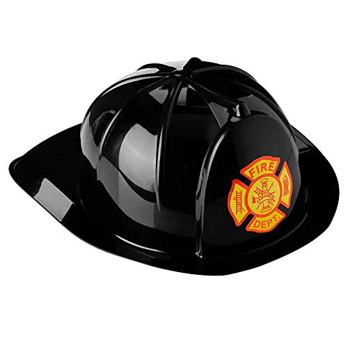 Dress Up America Feuerwehrhelm – feuerweh Hut für Kinder – Feuerwehrmann-Kostümzubehör – Einheitsgröße von Dress Up America
