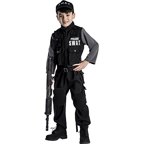 Dress Up America Swat-Kostüm für Kinder – Police SWAT Kostüm für Jungen und Mädchen von Dress Up America