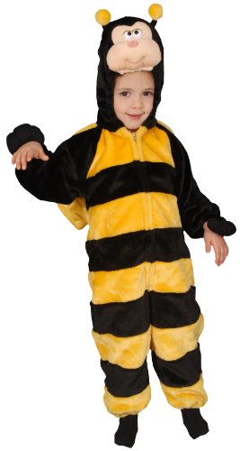 Dress Up America Kostümset kleine Honigbiene - Bienenkostüm Kinder (Umhang und Durchgehender Anzug ebenfalls erhältlich) von Dress Up America