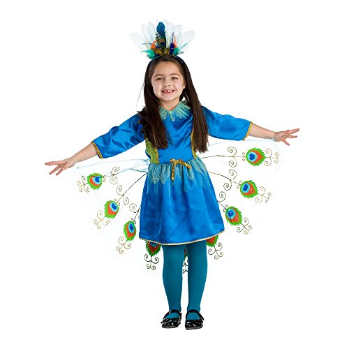 Dress Up America Kinderkostüm „Stolzer Pfau“ – Wunderschönes Verkleidungsset für Rollenspiele Dress Up America Kinderkostüm „Stolzer Pfau“ – Wunderschönes Verkleidungsset für Rollenspiele von Dress Up America