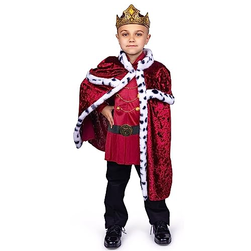 Dress Up America Königskostüm für Jungen – Königliches Prinzen-Kostümset – Königliches Königskostüm für Kinder Dress Up America Königskostüm für Jungen – Königliches Prinzen-Kostümset – Königliches Königskostüm für Kinder von Dress Up America