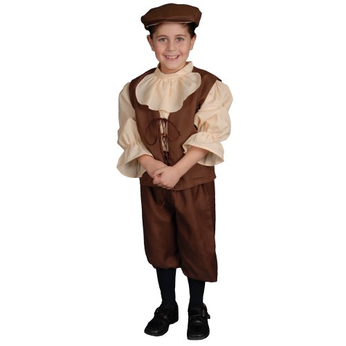 Dress Up America 444-S Kinderkostüm Koloniales Jungen, Mehrfarbig, Größe 4-6 Jahre (Taille: 71-76 Höhe: 99-114 cm) Dress Up America 444-S Kinderkostüm Koloniales Jungen, Mehrfarbig, Größe 4-6 Jahre (Taille: 71-76 Höhe: 99-114 cm) von Dress Up America