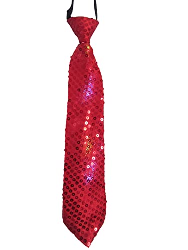 Dress Up America Krawatte mit blinkenden LED-Leuchten (Rot) von Dress Up America