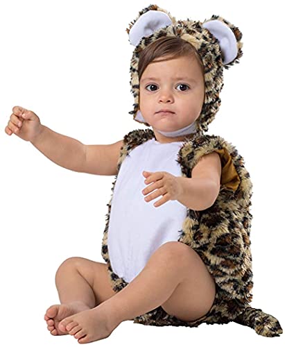 Dress Up America Leopard Kostüm für Babys - Tierbaby verkleiden sich - Leopardenbaby Blase Kostüm und Hut von Dress Up America