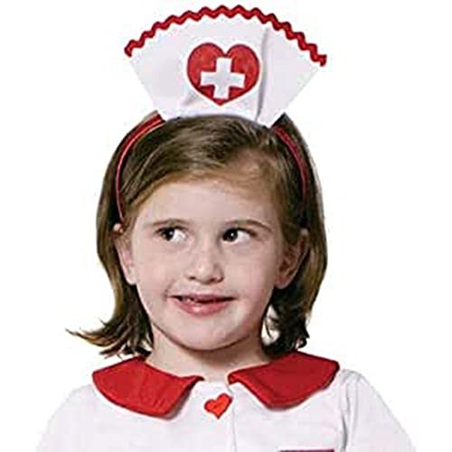 Dress Up America Mädchen kleine Krankenschwester Stirnband, weiß, Kinder von Dress Up America